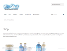 Tablet Screenshot of blu-stuff.com
